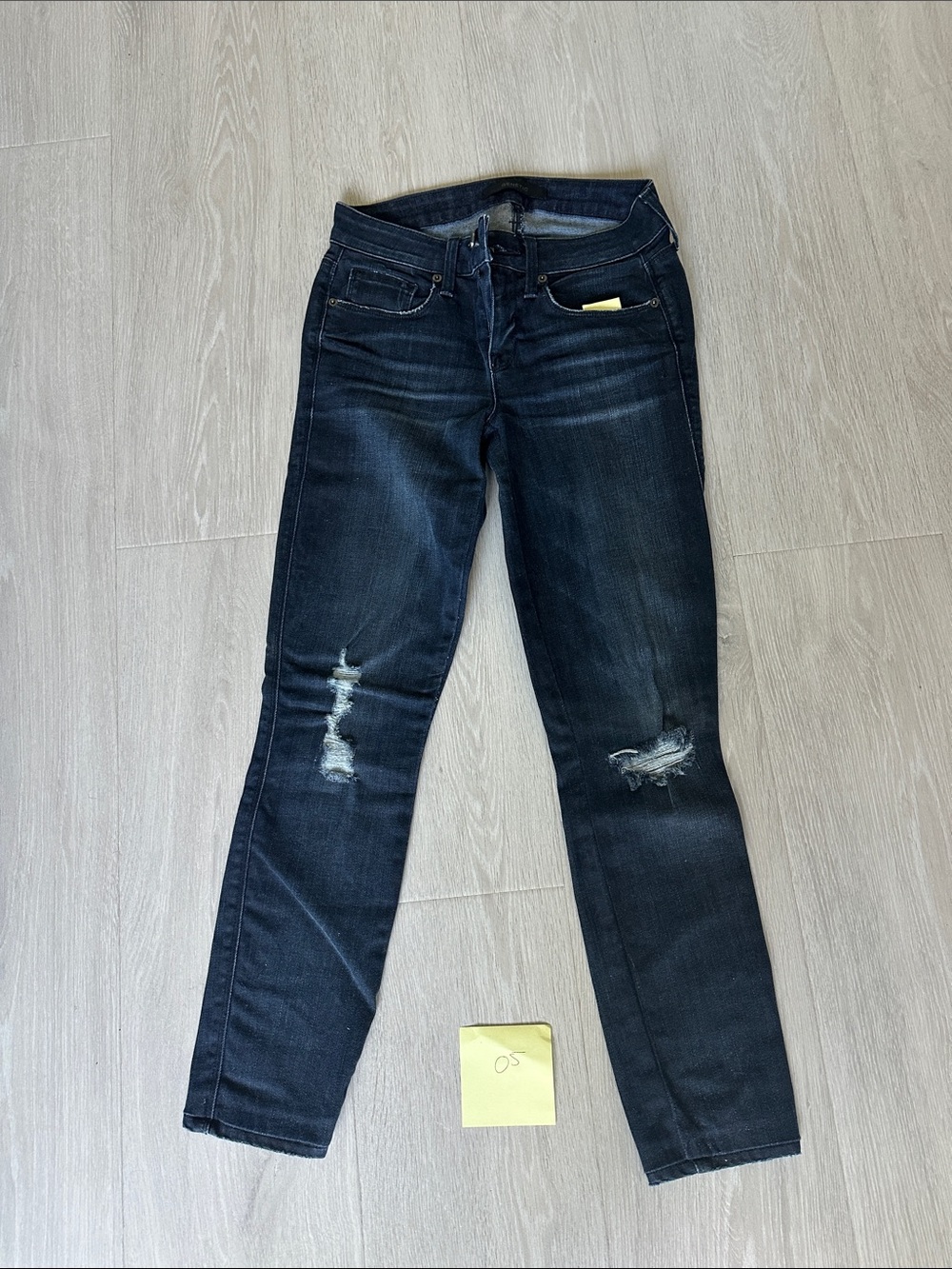 Genetic Denim Black Skinny Distressed Jeans